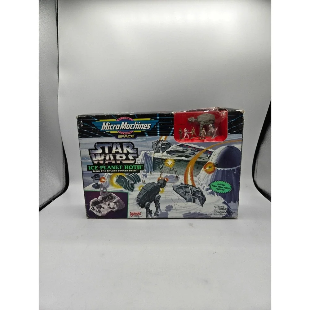 Star Wars Micro Machines Ice Planet Hoth Playset - Galoob 1994 - New In Box